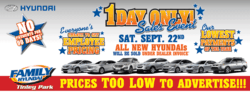 Chicago Hyundai Sale Ad Banner